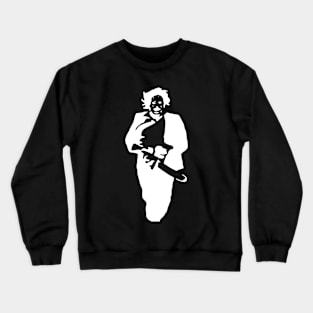 Leatherface - Texas Chainsaw Massacre Stencil Crewneck Sweatshirt